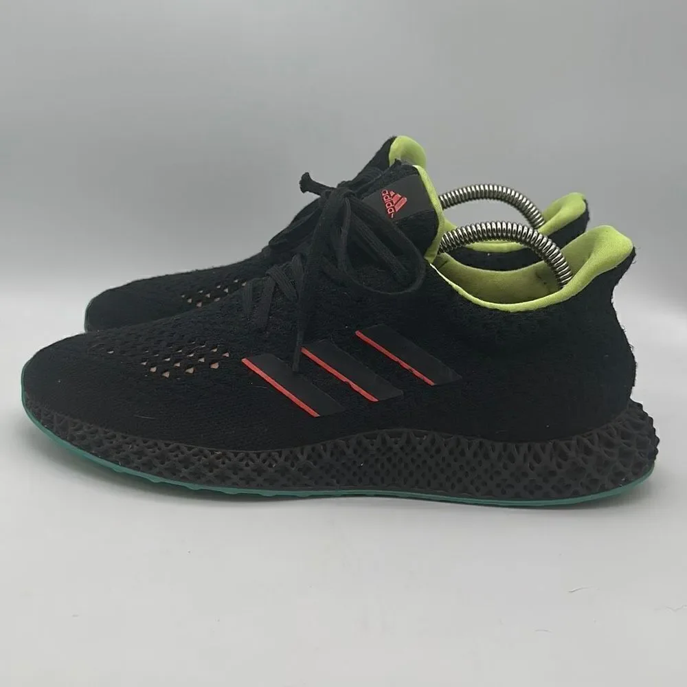 adidas Men's adidas‎ 4D Black/Carbon/Turbo Running Shoes GZ8626 SZ 9.5